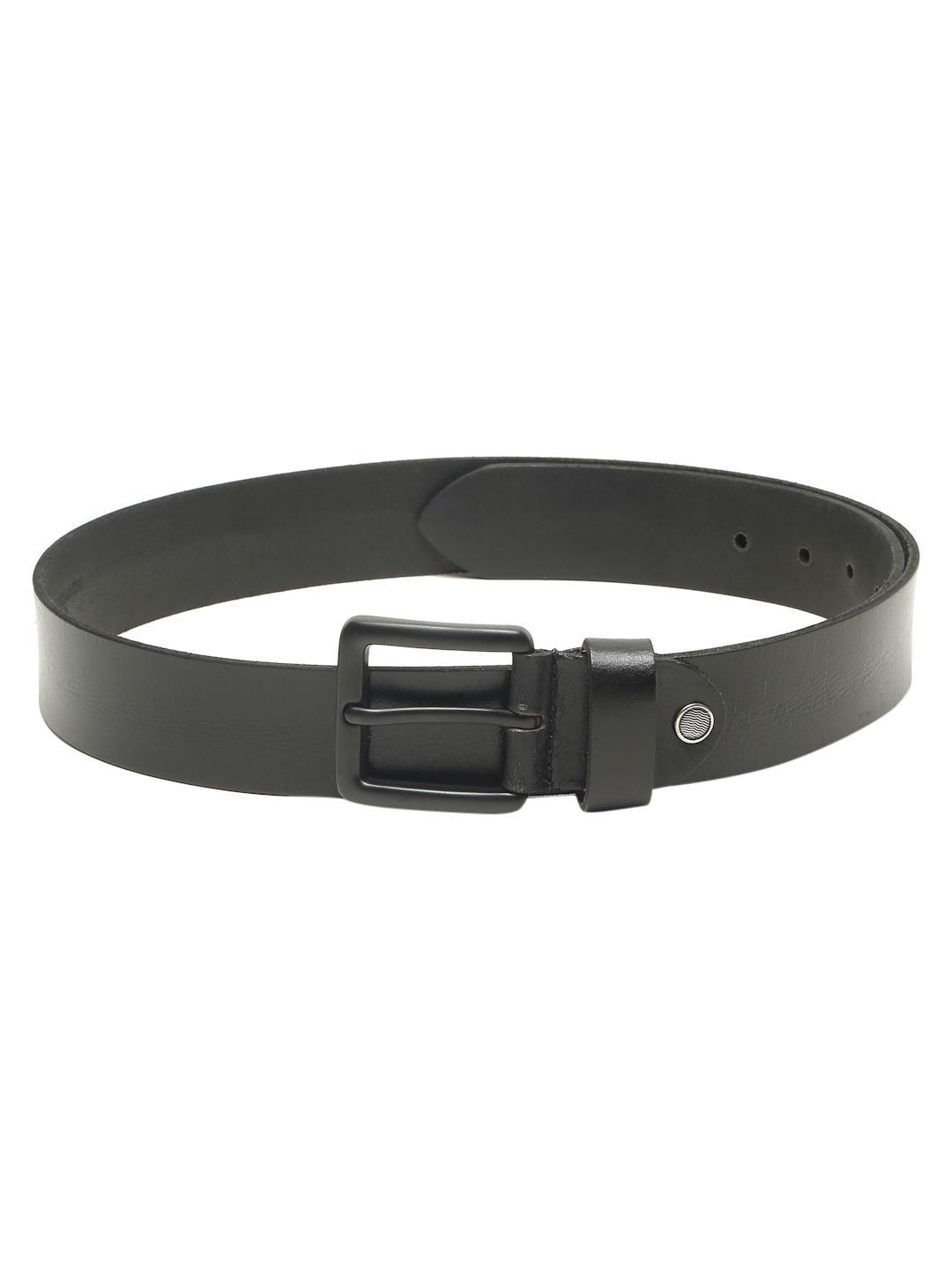 Teakwood Leathers Men Textured Leather Belt