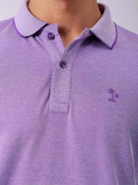 The Indian Garage Co Men Solid Polo Collar T-shirt