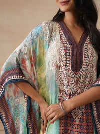Rumah Chikankari Wanita Bercetak Chikankari Crepe Kurta