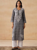 Rumah Wanita Chikankari Bercetak Chikankari Kurta