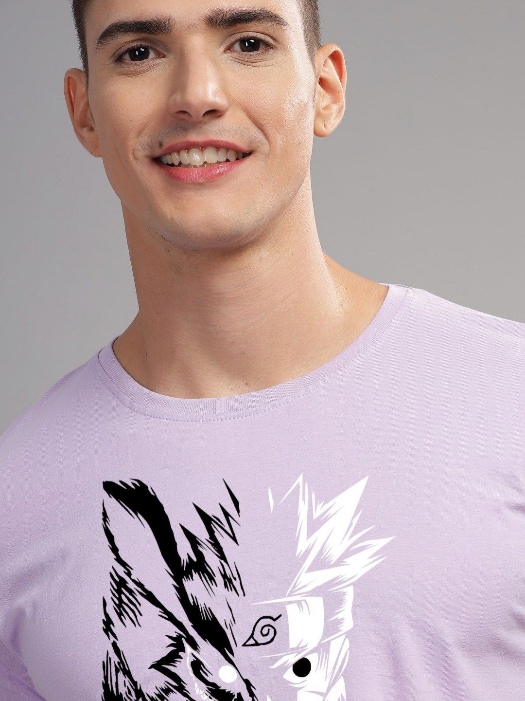 ADRO Men Typography Printed Raw Edge T-shirt