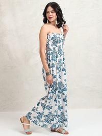 Vishudh Floral Printed Basic Jumpsuit