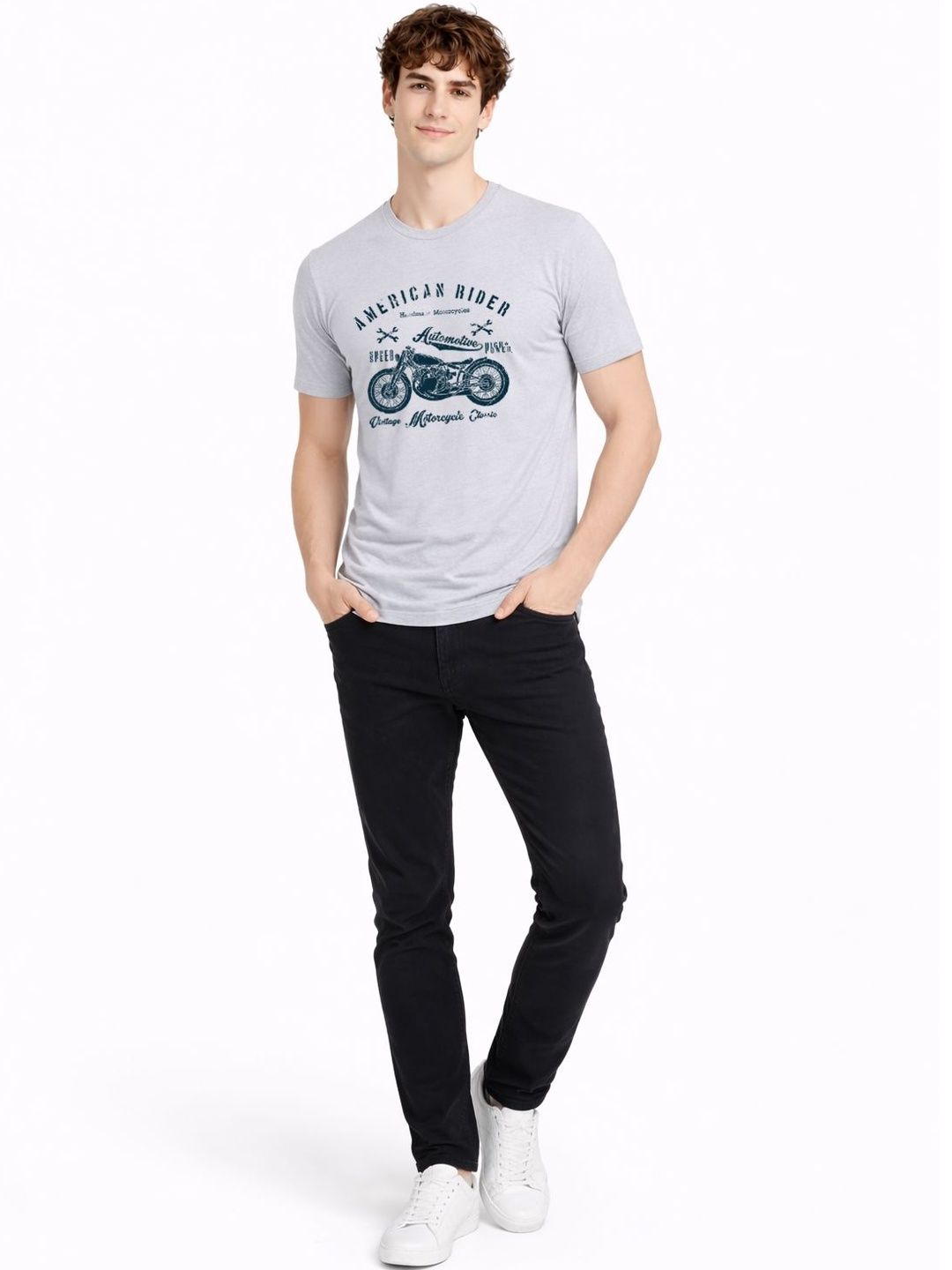 ADRO Men Printed T-shirt