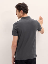 THE BEAR HOUSE Men Striped Polo Collar T-shirt