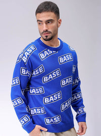 The Indian Garage Co Men Typography Longline Pullover