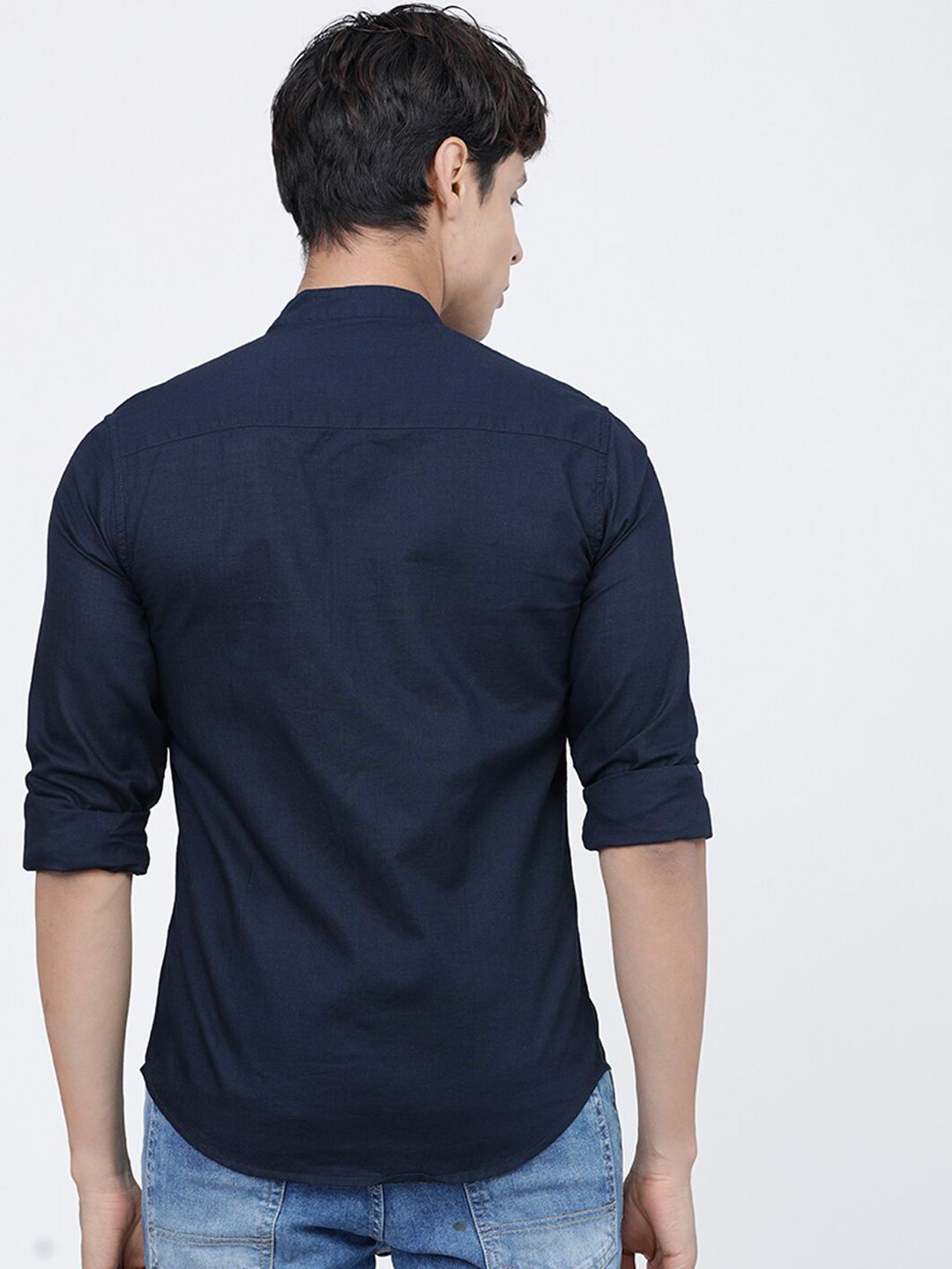 The Indian Garage Co Men Navy Blue Casual Shirt