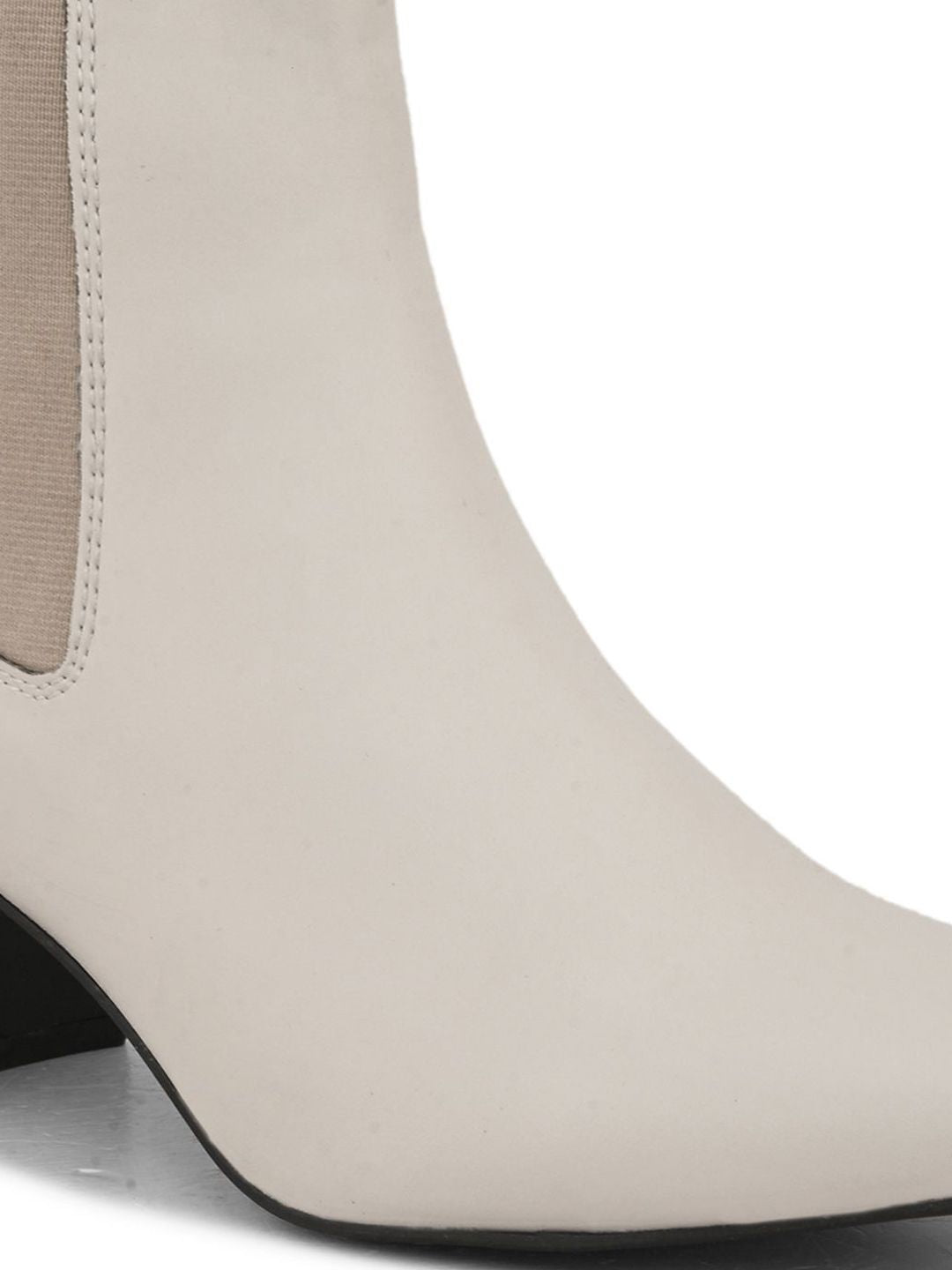 DressBerry Women Block-Heeled Chelsea Boots