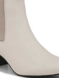 DressBerry Women Block-Heeled Chelsea Boots