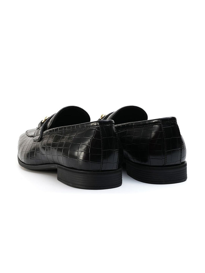 MONKSTORY Men Textured Formal Loafers