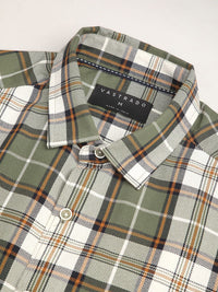 VASTRADO Men Timeless Tartanique Green Checkered Shirt