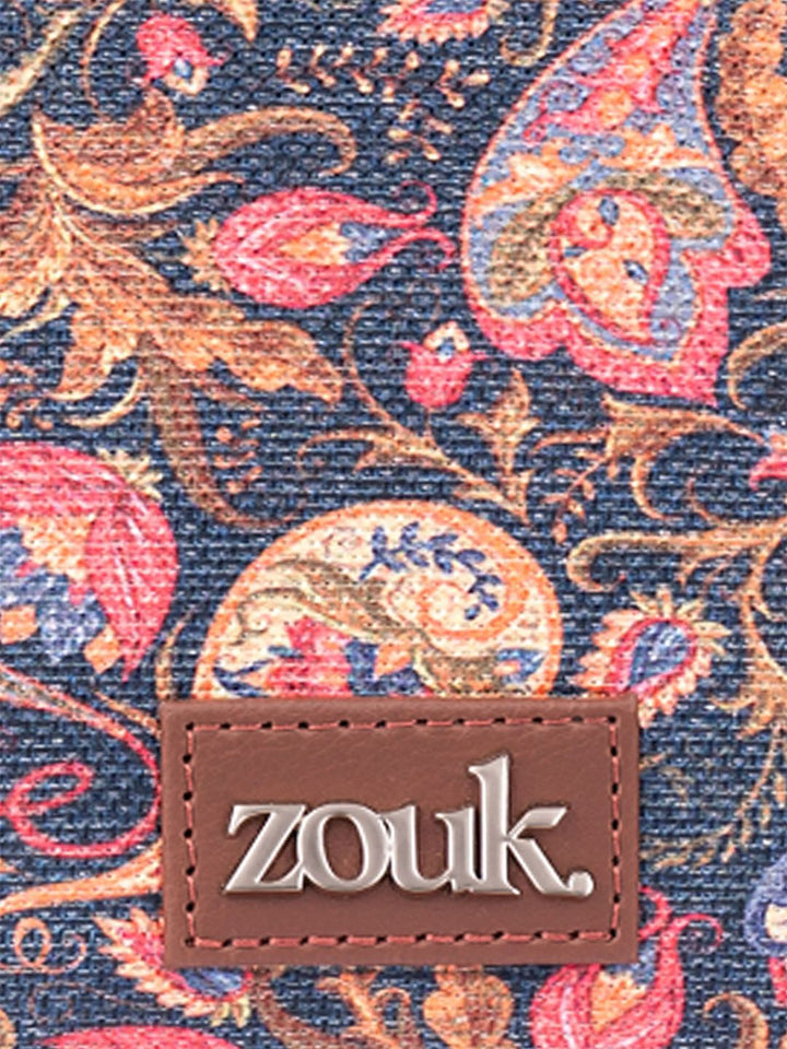 ZOUK Women Floral Printed Swagger Handheld Bag