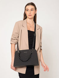 Berrylush Printed Structured Handheld Bag