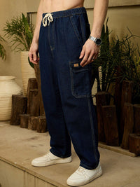DENNISON Korean Baggy Fit Cargo Jeans