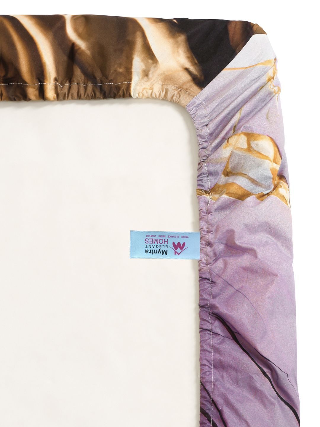 Myntra Elegant Homes Multicoloured 300 TC King Bedsheet with 2 Pillow Covers