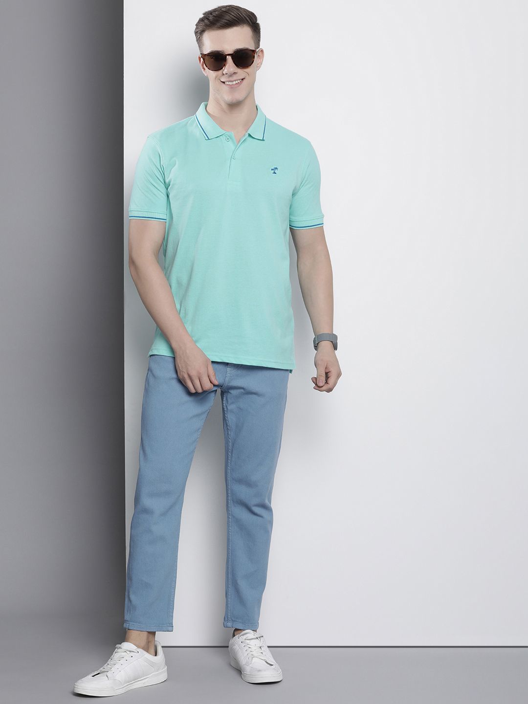 The Indian Garage Co Men Polo Collar T-shirt