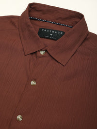 VASTRADO Men Classic Slim Fit Opaque Casual Shirt