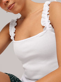 DressBerry Girly Glamorama Ribbed Top
