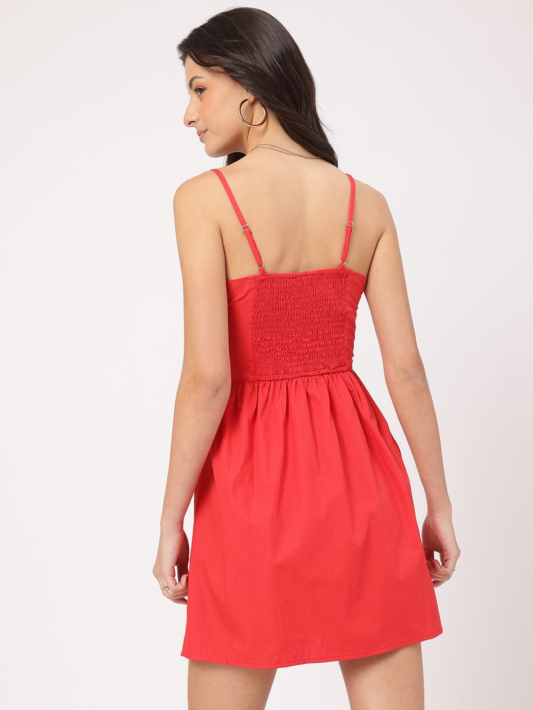 DressBerry Eclectic Elegance Strappy Mini A-line Dress