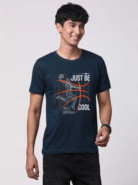 ADRO Pack of 3 Printed Round Neck Cotton T-shirt