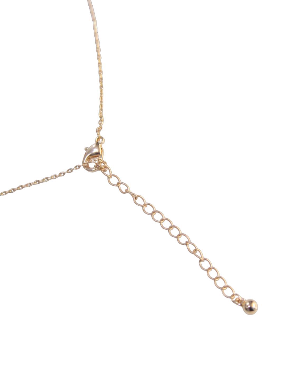 SALTY Gold-Plated Emerald Stones Studded Jewellery Set
