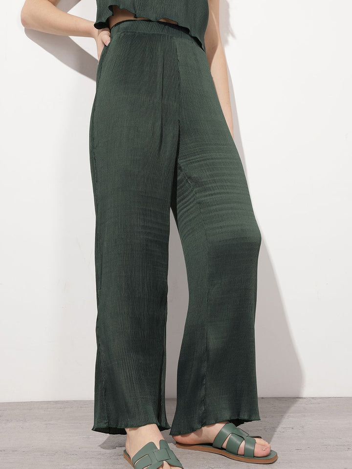 DressBerry Evening Of Elegance Accordion Pleated Trousers
