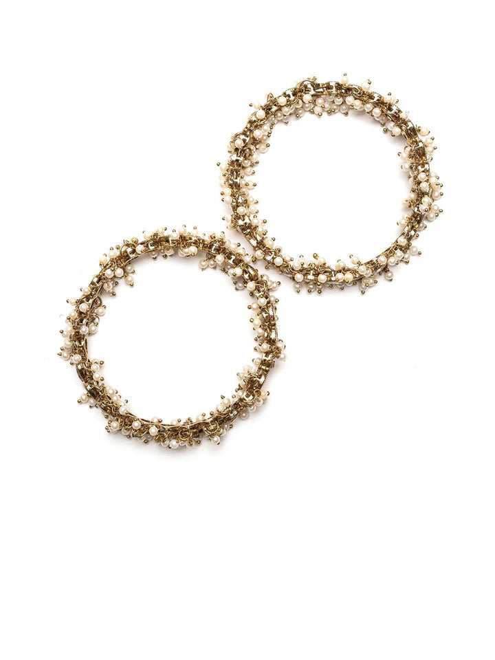 Set PANASH 2 Gelang Batu Berlian Amerika Saduran Emas & Bermanik