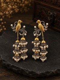 PANASH Animal Shaped Jhumkas Earrings