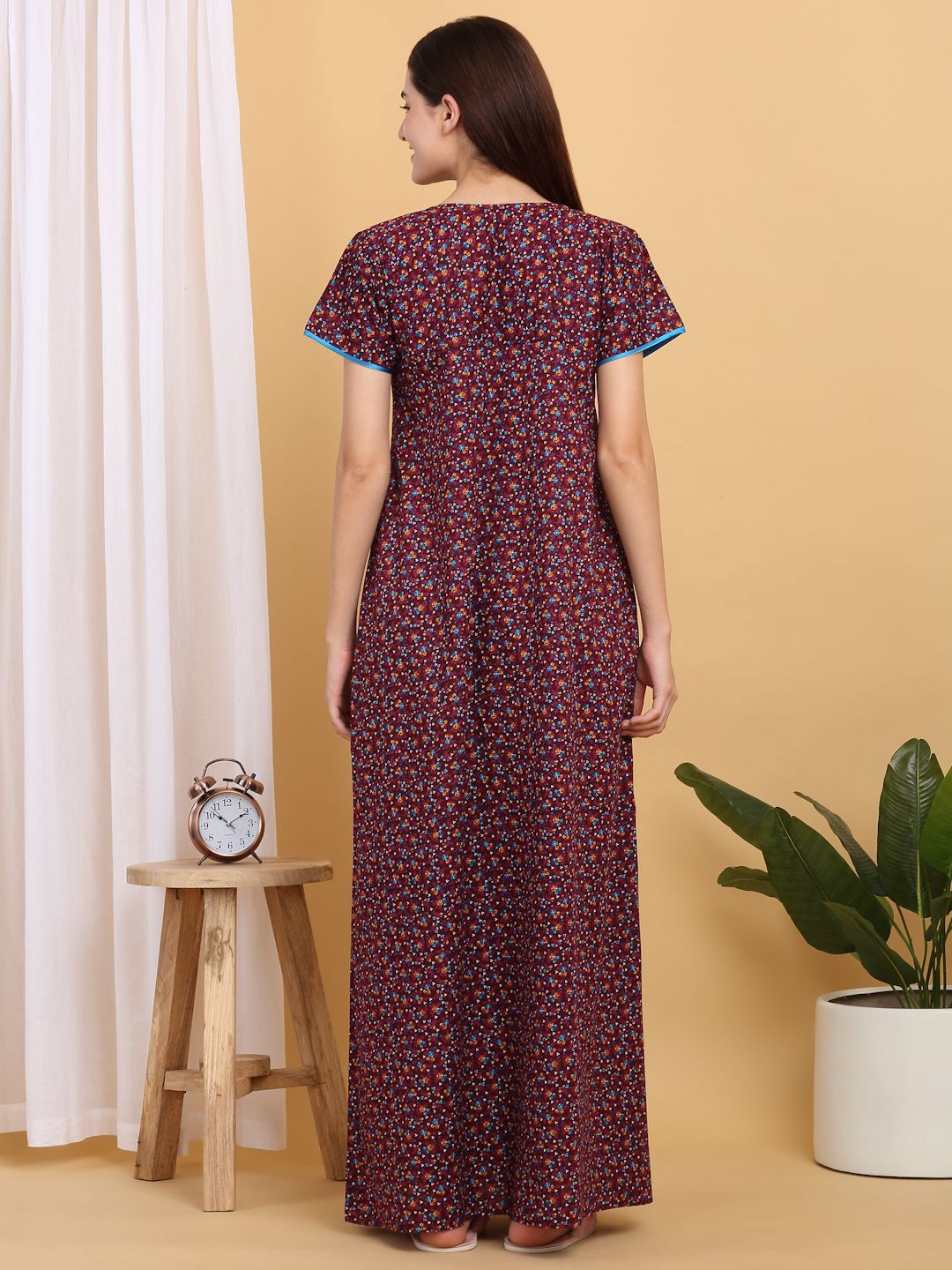 Sweet Dreams Printed Maxi Nightdress
