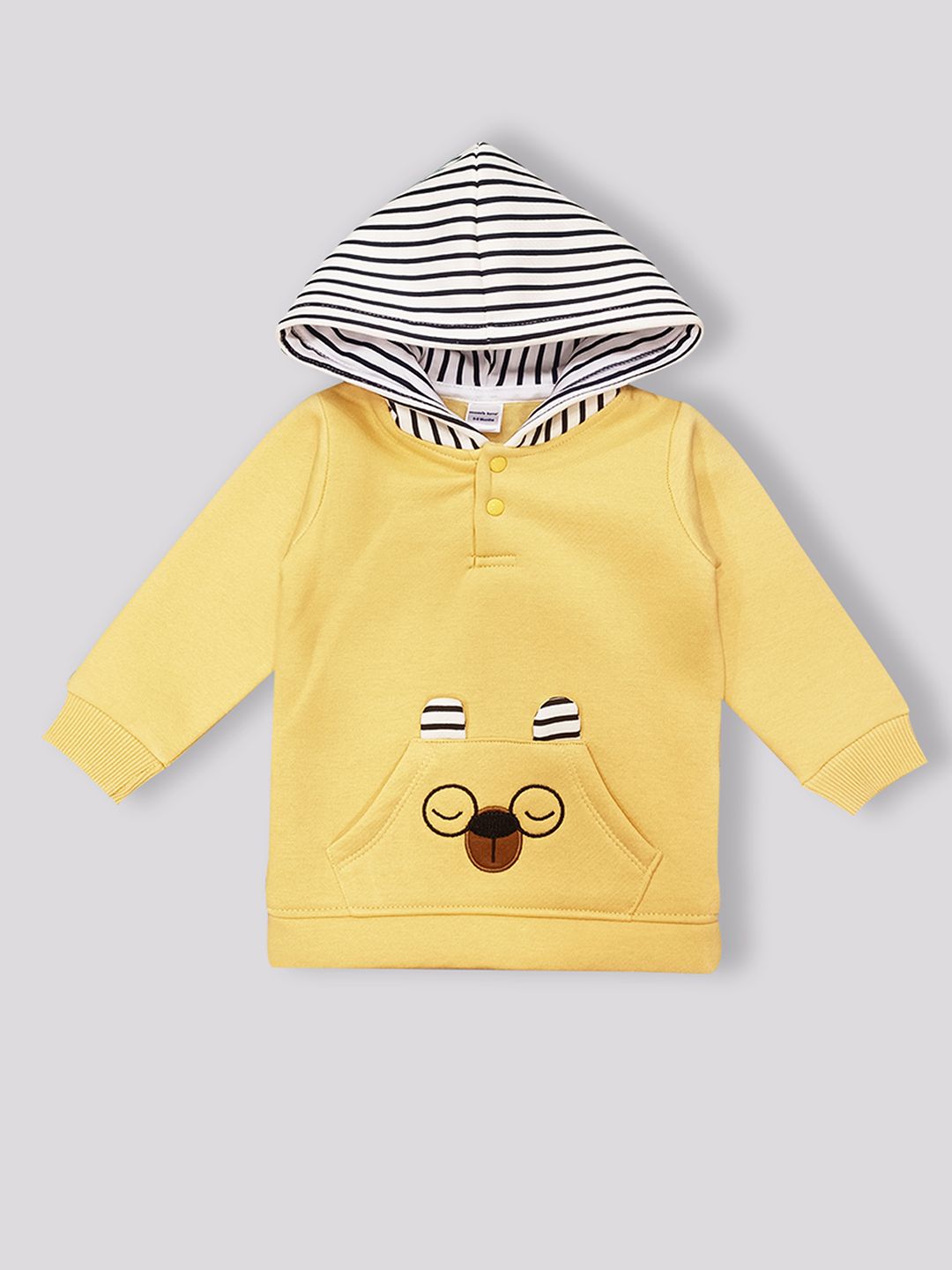 Moms Love Infant Boys Pure Cotton Hooded Sweatshirt With Joggers