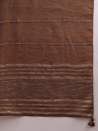 KALINI Yoke Design Sequinned Straight Kurta With Trousers And Dupatta