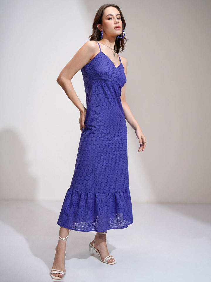 ESPYR By Tokyo Talkies Women Schifli Strappy Holiday Midi Dress
