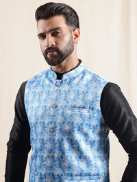 Jaket Nehru Bercetak Geometrik Anouk