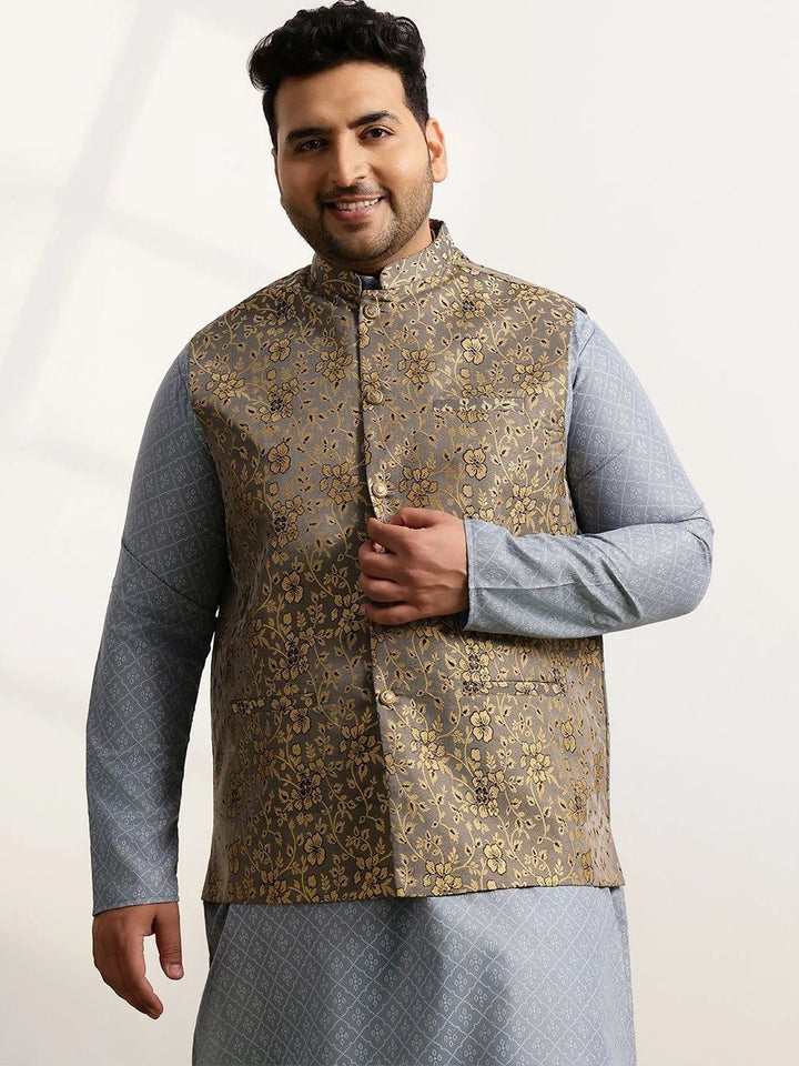 Jaket Nehru Brocade Rekaan Tenun SOJANYA PLUS