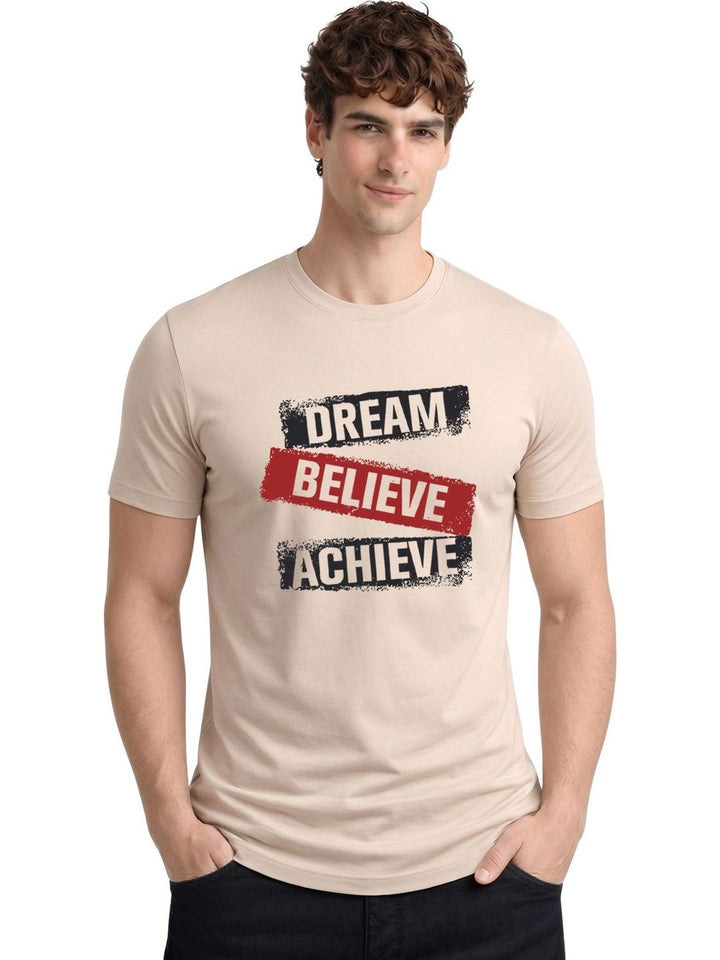 ADRO Men Typography Printed T-shirt