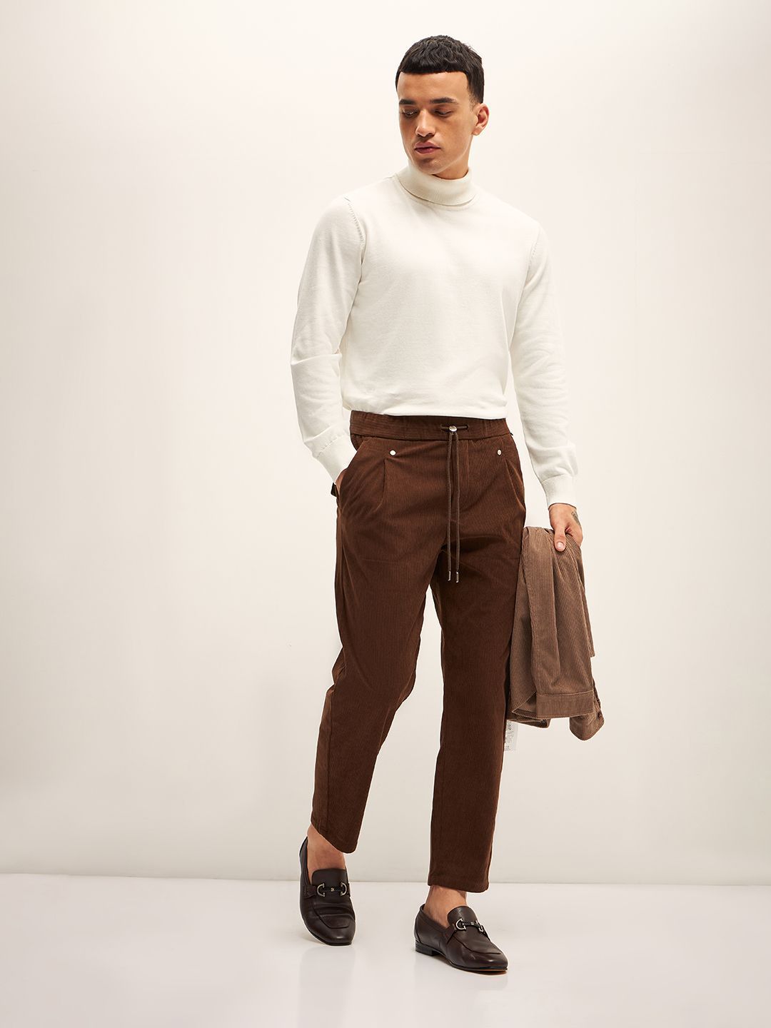 THE BEAR HOUSE Solid Turtle Neck T-Shirt