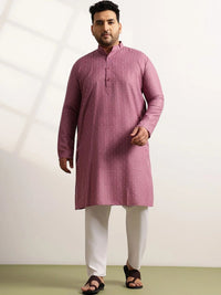 SOJANYA PLUS Men Printed Regular Kurta with Trousers