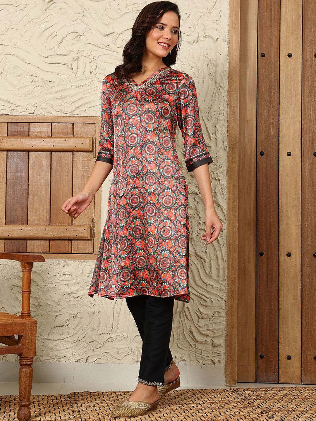 W Women Printed Kurta