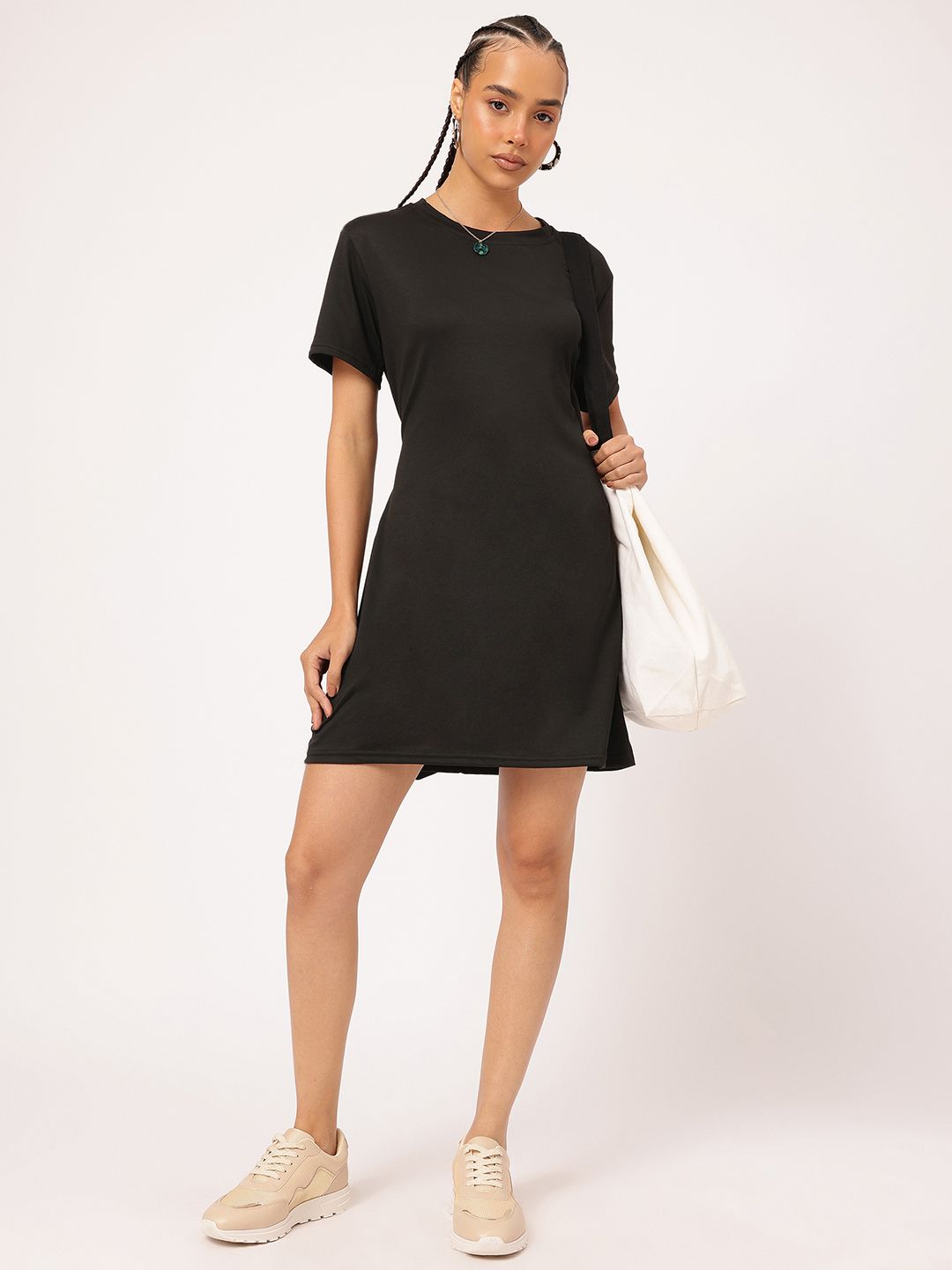 DressBerry Tie-Up Detail Sheath Dress