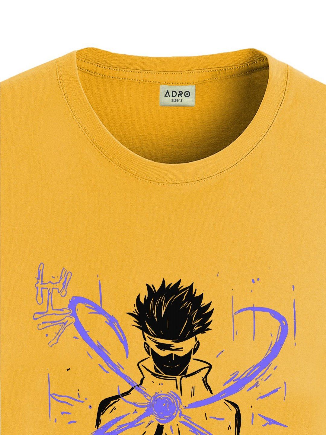 ADRO Men Graphic Printed Graphic Print Others Round Neck Cotton Tshirt