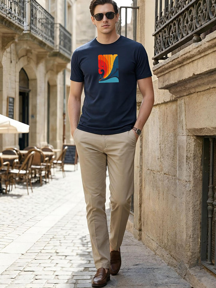 ADRO Men Printed T-shirt