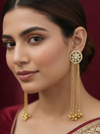 PANASH Circular Drop Earrings