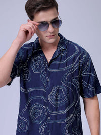 The Indian Garage Co Men Relaxed Fit Embroidery Resortwear Shirt