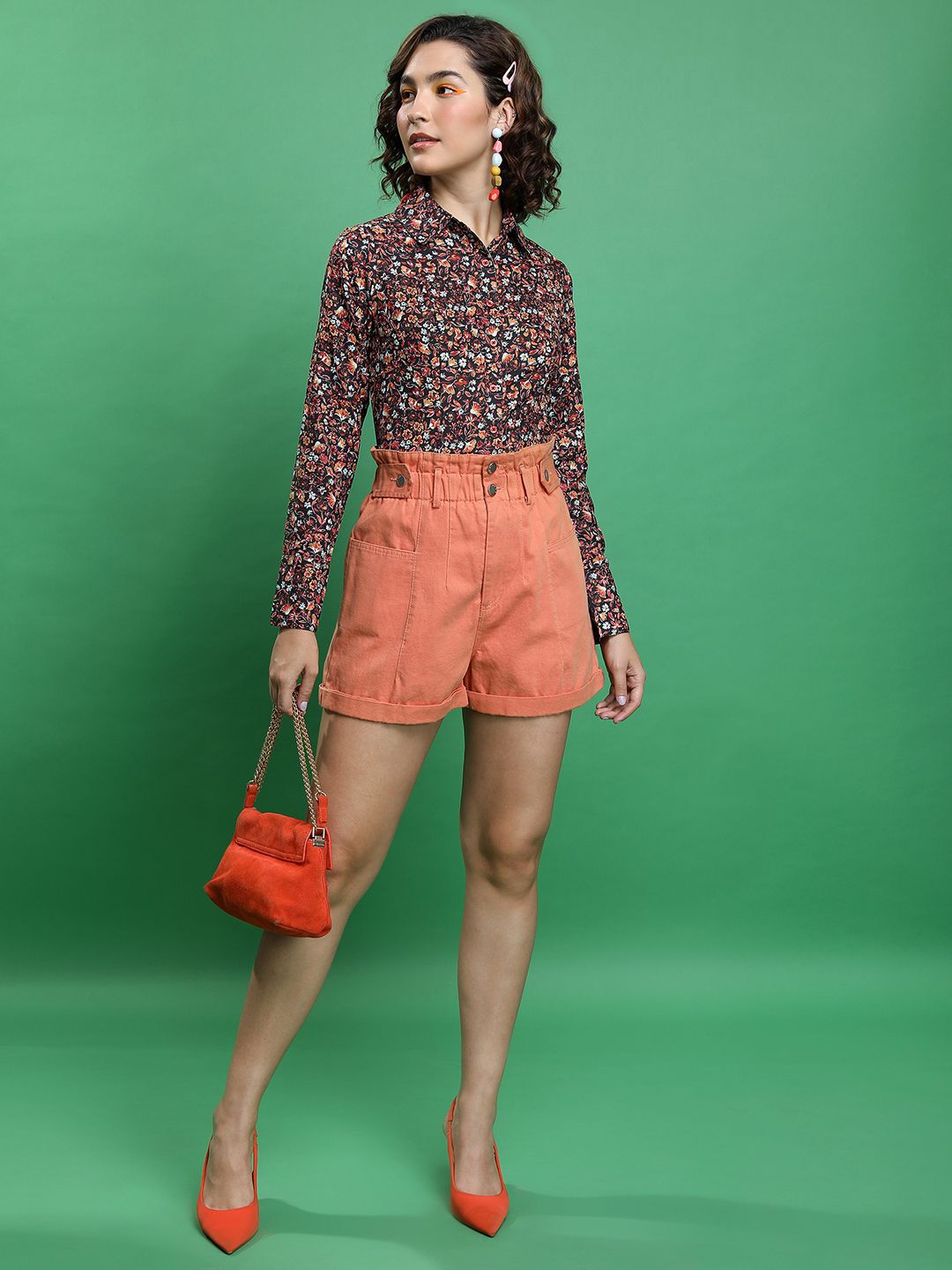 Tokyo Talkies Women Printed Regular Fit Shirt