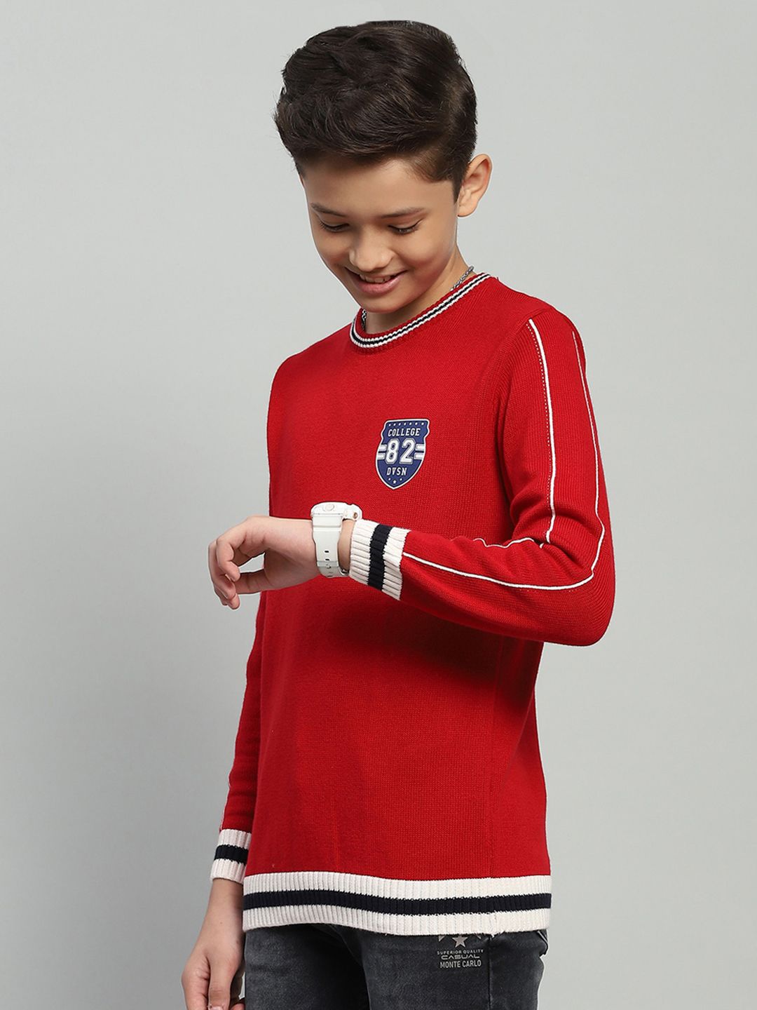 Monte Carlo Boys Cotton Pullover