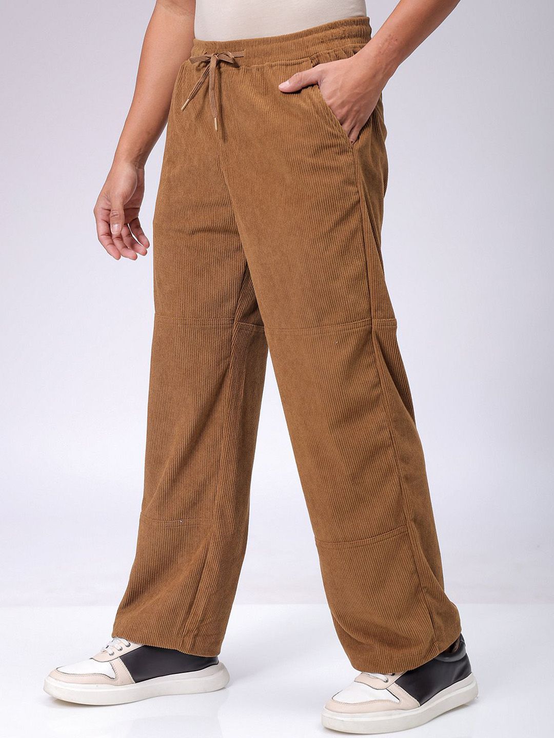 The Indian Garage Co Men Loose Fit Joggers Trousers