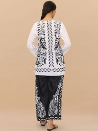 HOUSE OF KARI Printed Tunic With Trousers