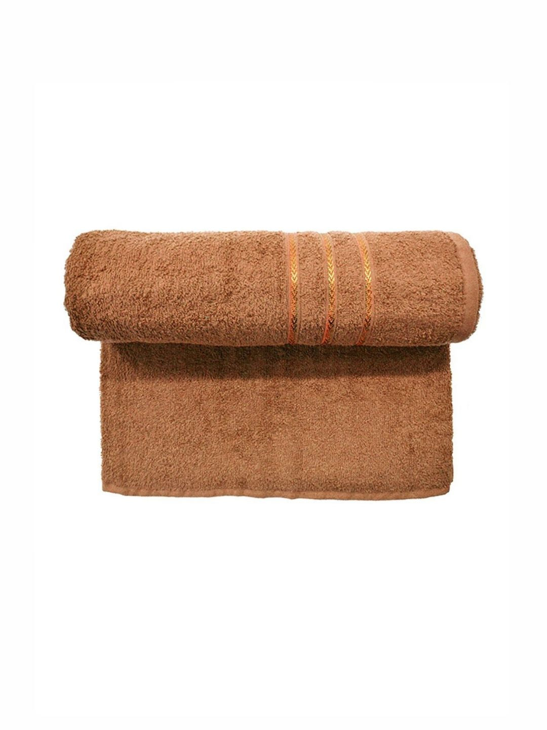 BOMBAY DYEING Brown 1 Pcs Cotton 400 GSM Bath Towel