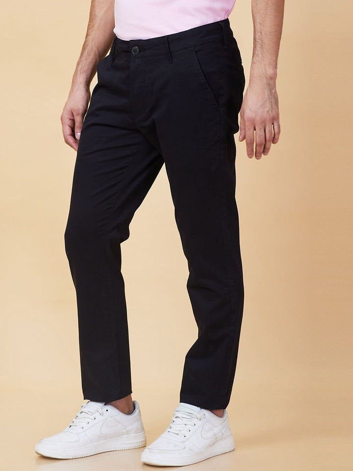 Being Human Men Slim Fit Mid-Rise Trousers