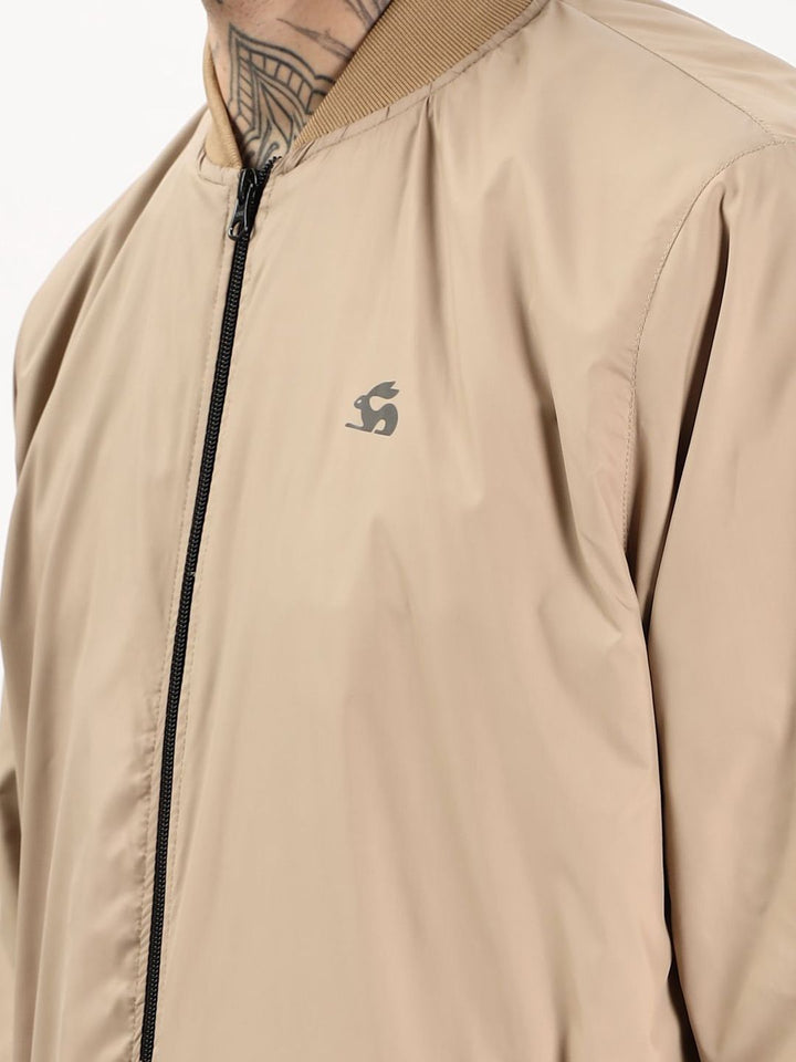 ADRO Men Colourblocked Windcheater Bomber Jacket