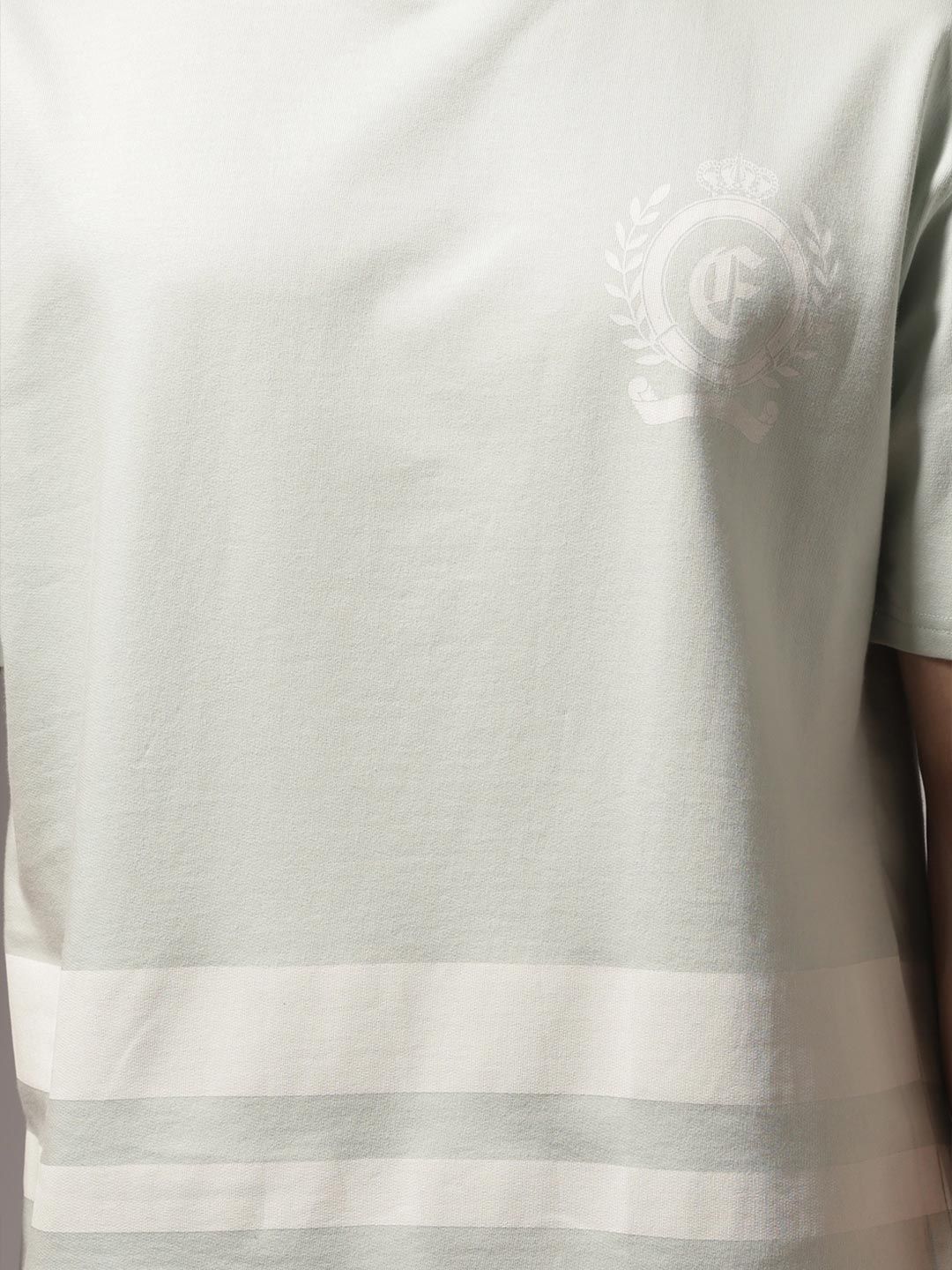 Eszett Ethnic Numero Brand Logo Cotton Round Neck Short Sleeves Oversized T-shirt